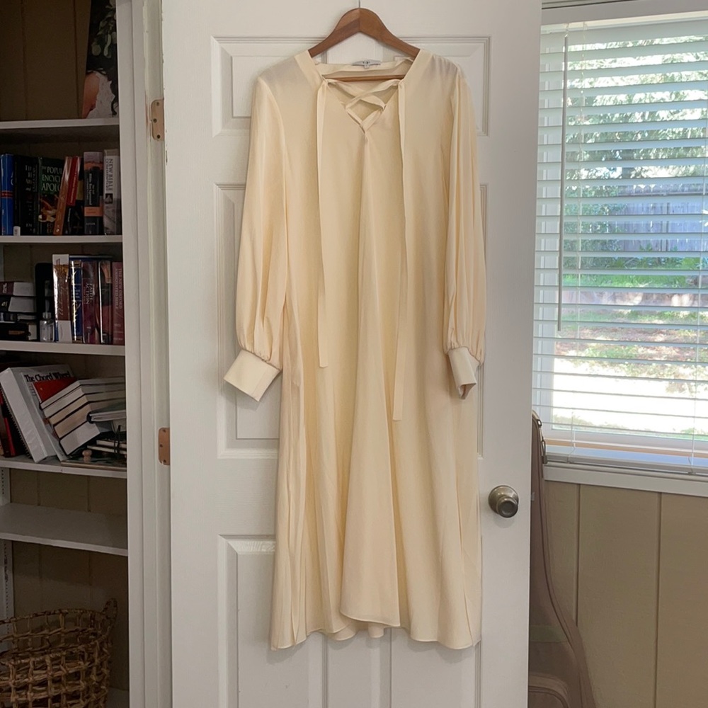 Tibi Silk Maxi Dress